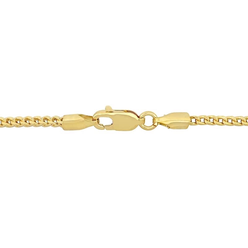 Miadora 2.3mm Franco Link Necklace in 10k Yellow Gold- 20 in