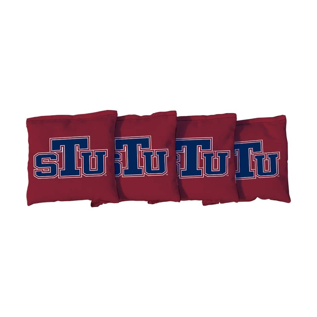 St. Thomas Bobcats Red Cornhole Bags