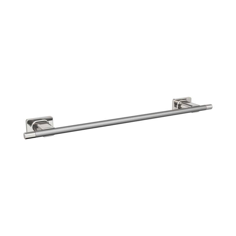 Amerock Esquire Towel Bar - 18" Center to Center - Polished Nickel/Stainless Steel