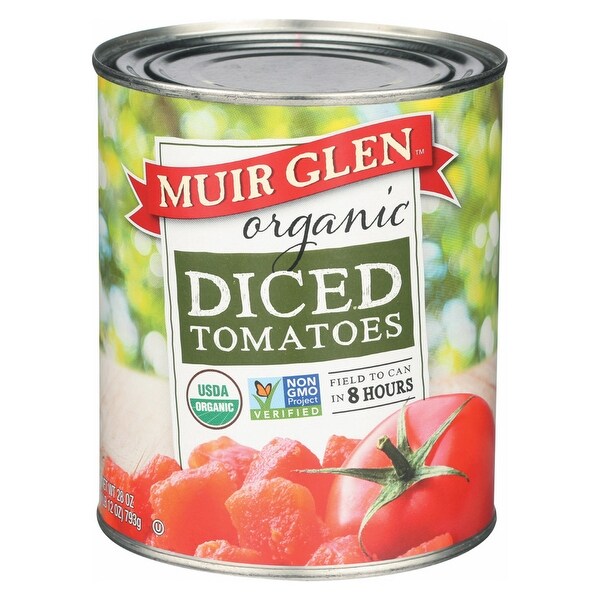 Muir Glen Muir Glen Diced Tomato - Tomato - Case of 12 - 28 oz.