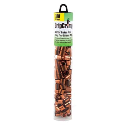 DripCrimp Copper Rings Refill Pack - 100 Count (DC-CRT100)