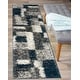 preview thumbnail 29 of 54, World Rug Gallery Distressed Modern Boxes Plush Shag Area Rug
