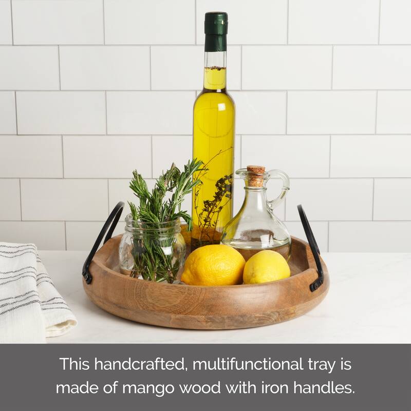 Mikasa Gourmet Basics Knox Mango Wood Serving Tray