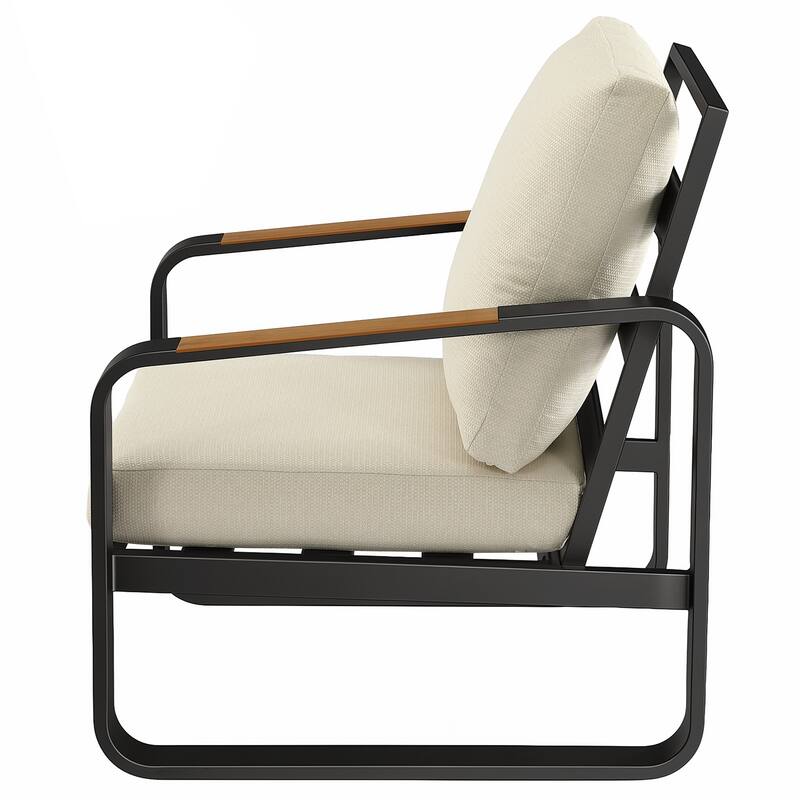 Outdoor Patio Conversation Sofa Set with Cushions