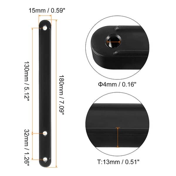 Drawer Slide, Plastic Drawer Rails with Screw, Side Mounted Grooved Guide  Rail for Cabinet Drawer Bedside Table Wardrobe Dresser - Bed Bath & Beyond  - 43581603