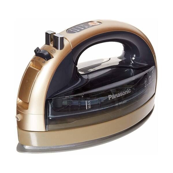 Shop Panasonic 360 Ceramic Cordless Freestyle Iron Metallic Champagne Overstock 30141181
