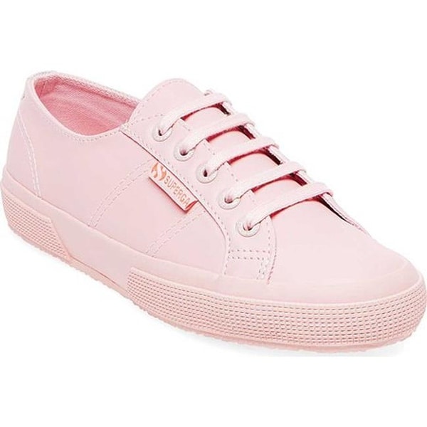 superga pink leather sneakers
