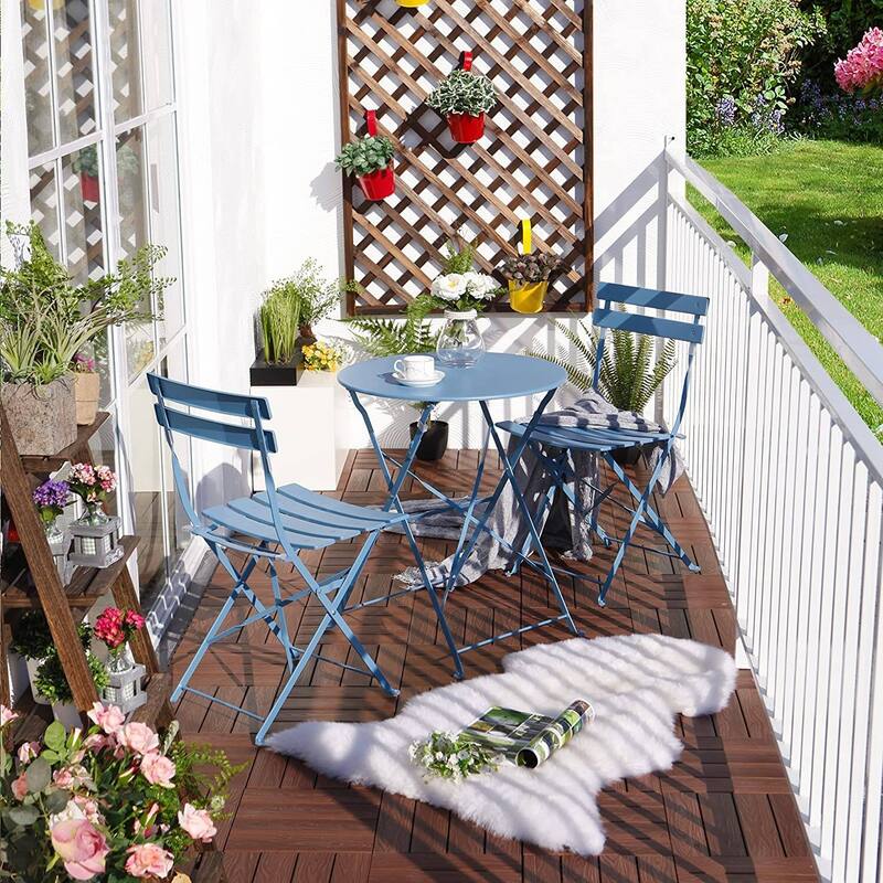 Round 2 Person - 23.6" Long Bistro Set