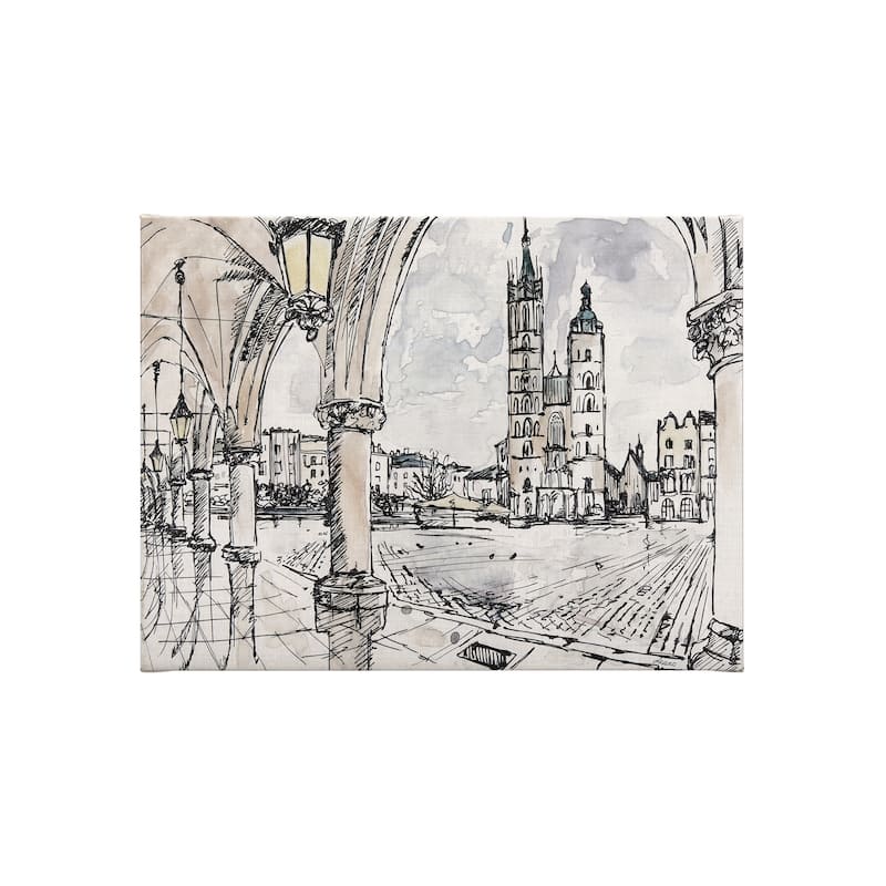 Travel Memories IV (28 x 21) Canvas Art Print - Small
