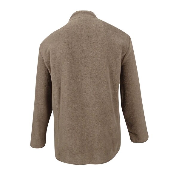 karen scott plus size fleece jacket