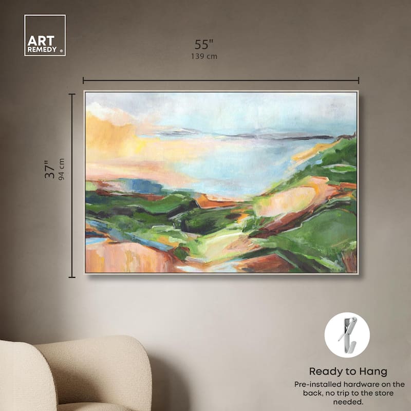 Abstract Landscape Canvas by Art Remedy