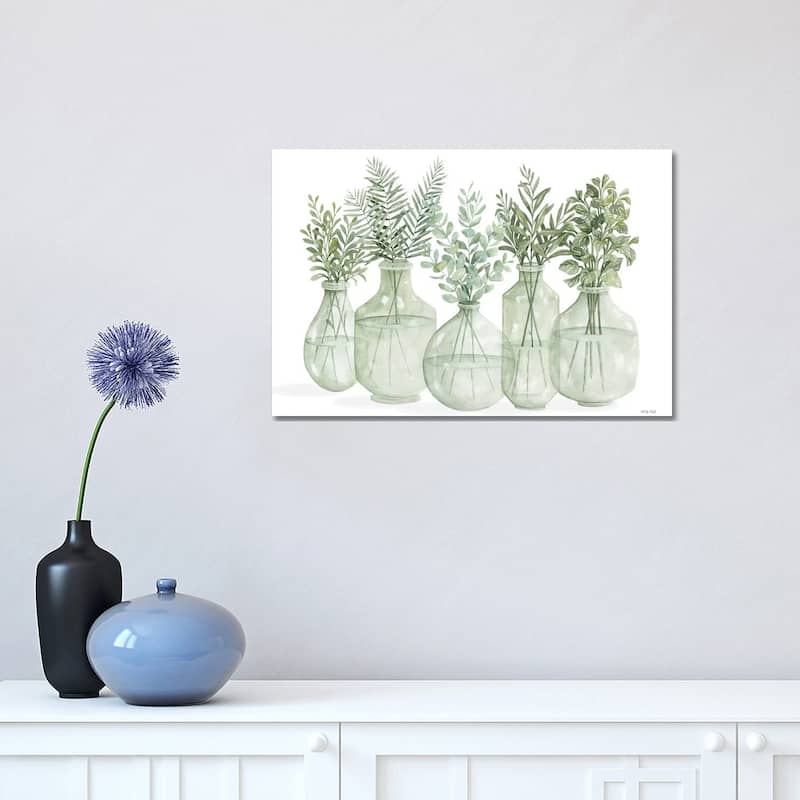 iCanvas "Simply Sage I" by Cindy Jacobs Canvas Print - 12x18x1.5