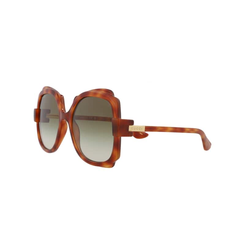 Gucci Round-Frame Injection Sunglasses