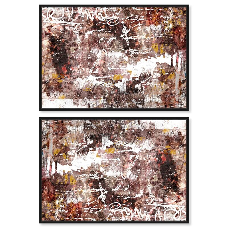 Sneaker Lace Car Canvas by Art Remedy - 36" x 54" - Silver