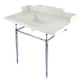 Option Marble White / Polished Chrome