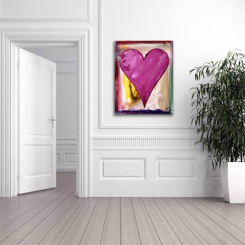 Porch & Den Zane Heartwork Daffodil Canvas Art