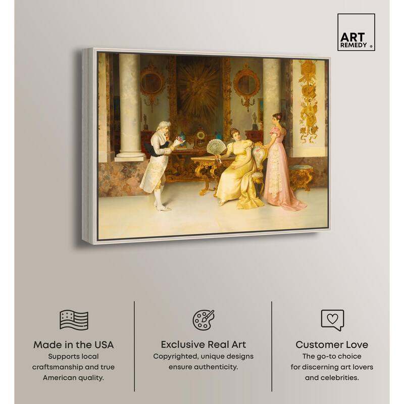 Bashful Suitor Canvas by Art Remedy