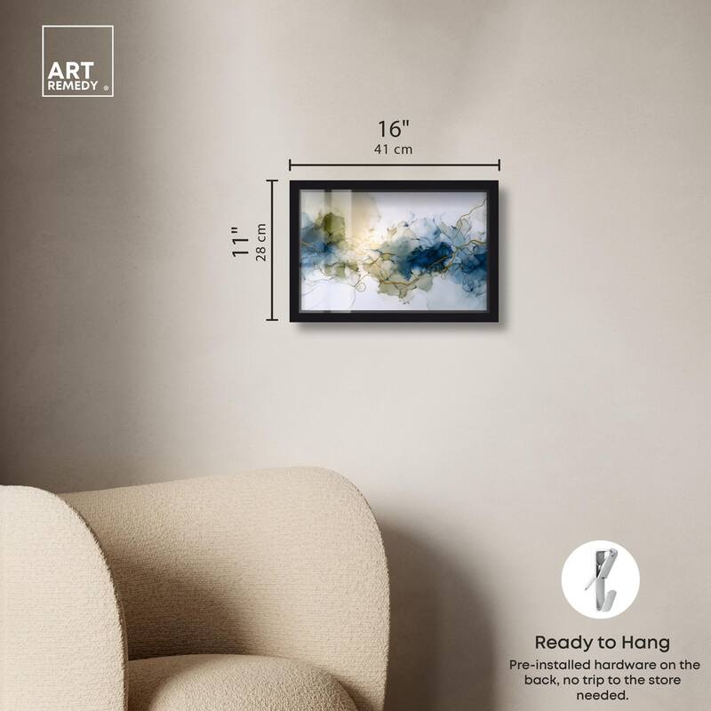 Fluid Geode Shadowbox by Art Remedy
