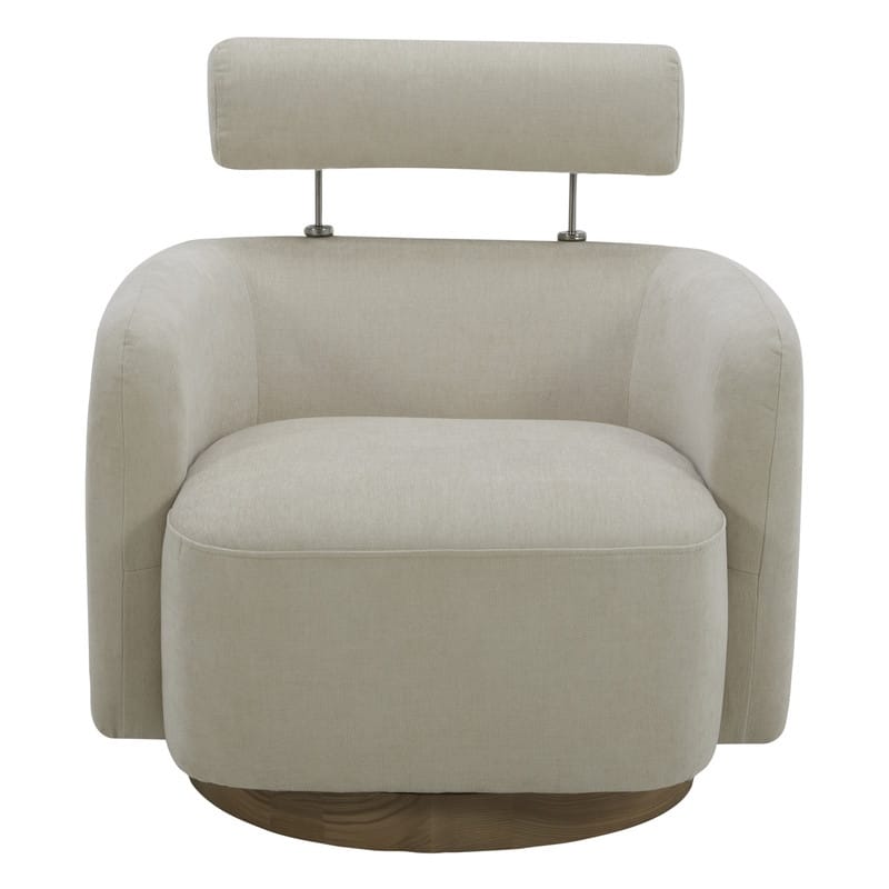 Spruce & Spring Ray Modern Swivel Accent Barrel Chairs
