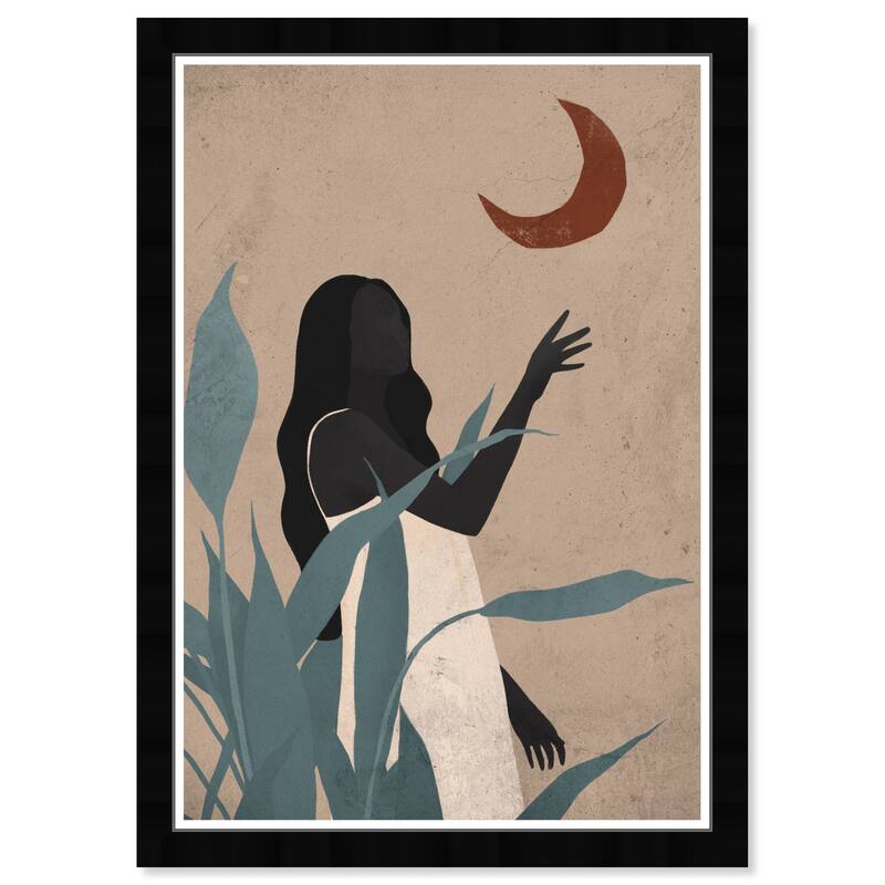 Wynwood Studio Prints Fashion and Glam Early Moonshine Brown and Tan Modern & Contemporary Wall Art Canvas Print