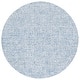 preview thumbnail 22 of 49, SAFAVIEH Handmade Glamour Katelijn Modern Rug 6' Round - Blue/Ivory - Round