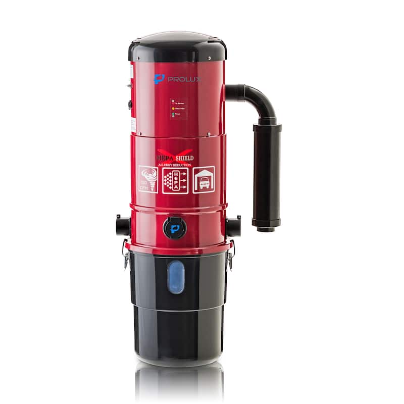 Prolux Central Vacuum Power Unit Red