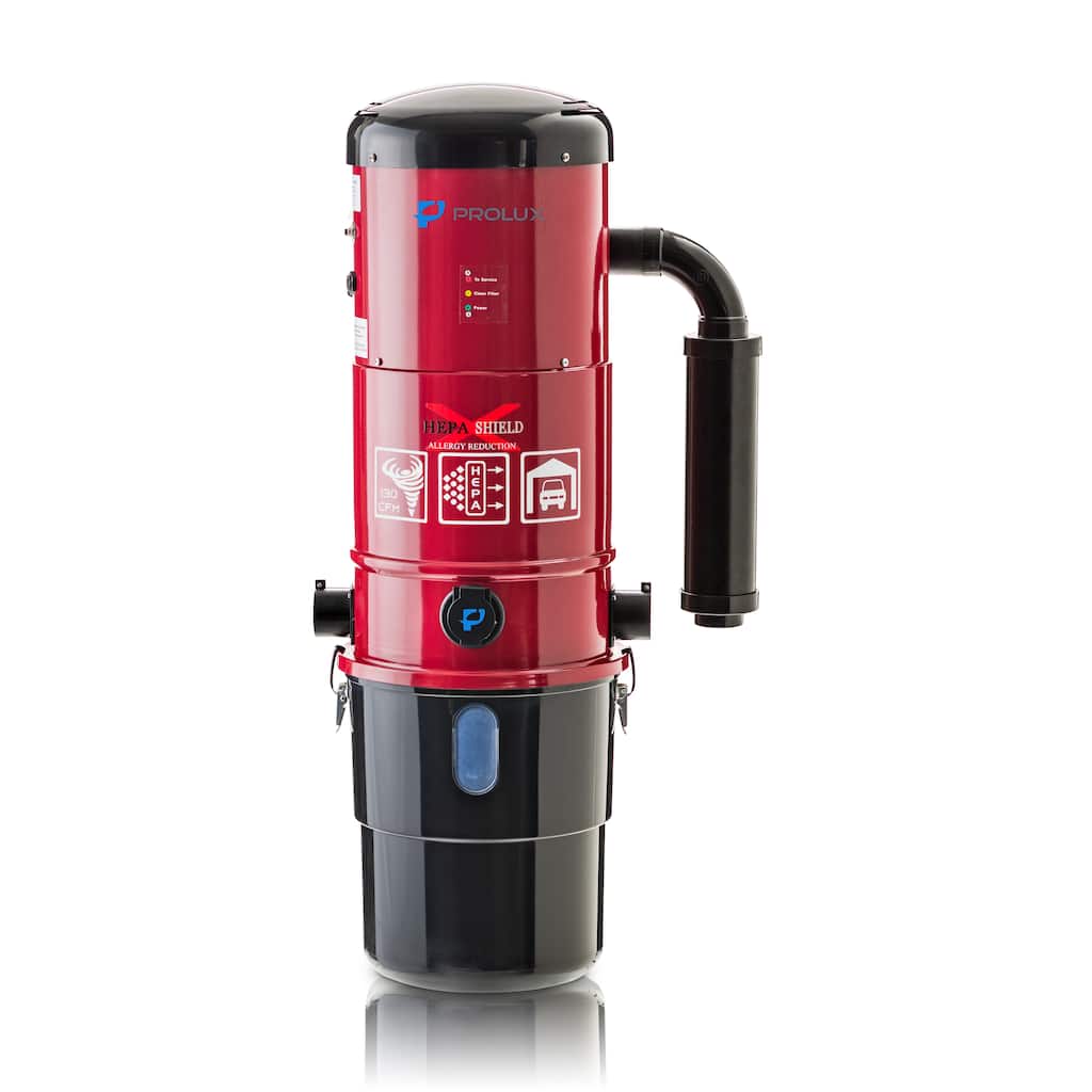 Prolux Central Vacuum Power Unit Red