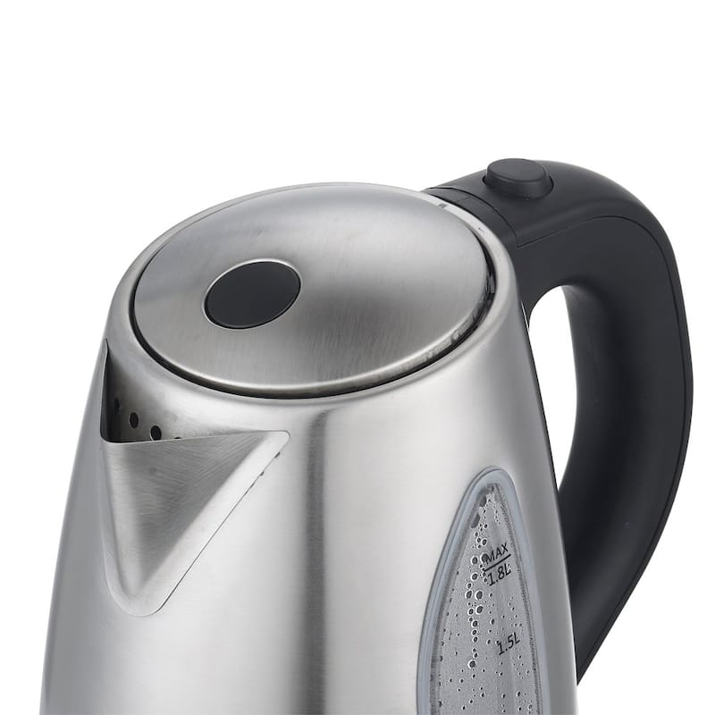 110V 1500W 1.8L Stainless Steel Electric Kettle with Water Window