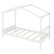 preview thumbnail 23 of 25, Twin Size Wood House Bed w/ Storage Space Platform Bed Frame for Kids, Teens, Girls, Boys No Box Spring Needed, Easy Assembly