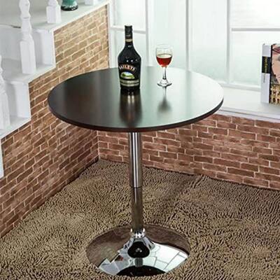 Organnnice Black Finish Bar Height Pub Table