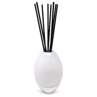 Crystal White Diffuser, Black Reeds