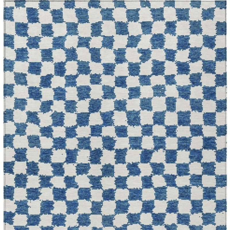 HomeRoots Geometric Transitional Rectangle Outdoor Rug