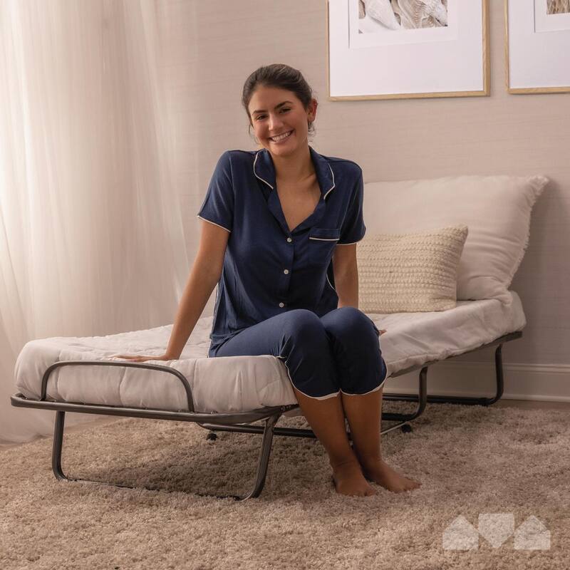 Milliard Medium Firm Foam Mattress and Rollaway Folding Cot