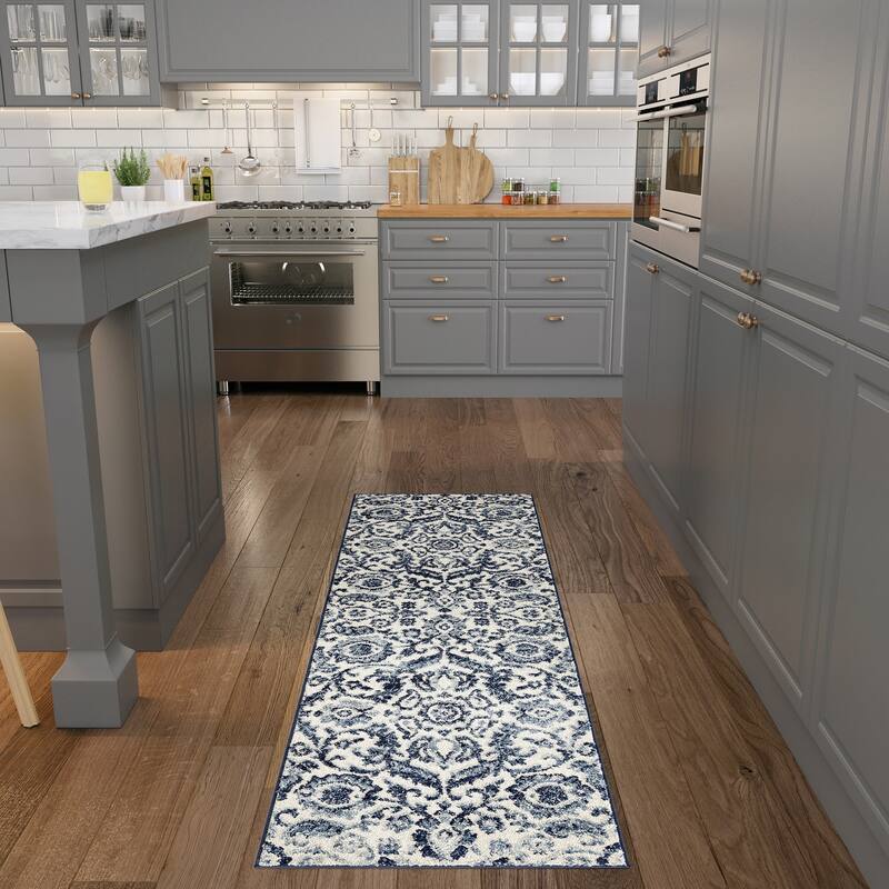 Mayson Farmhouse Floral Indoor Area Rug
