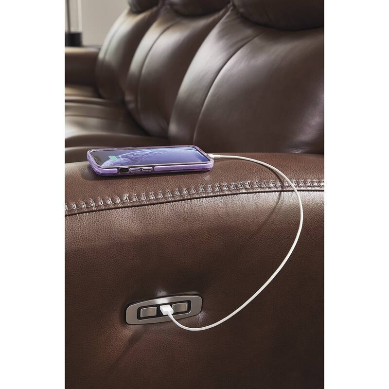 Signature Design by Ashley Mighty Moves Power Reclining Sofa - 88" W x 40" D x 42" H