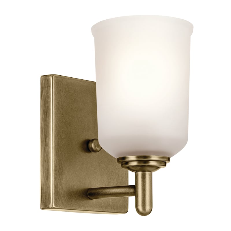 Kichler Shailene 1 Light Wall Sconce - Natural Brass