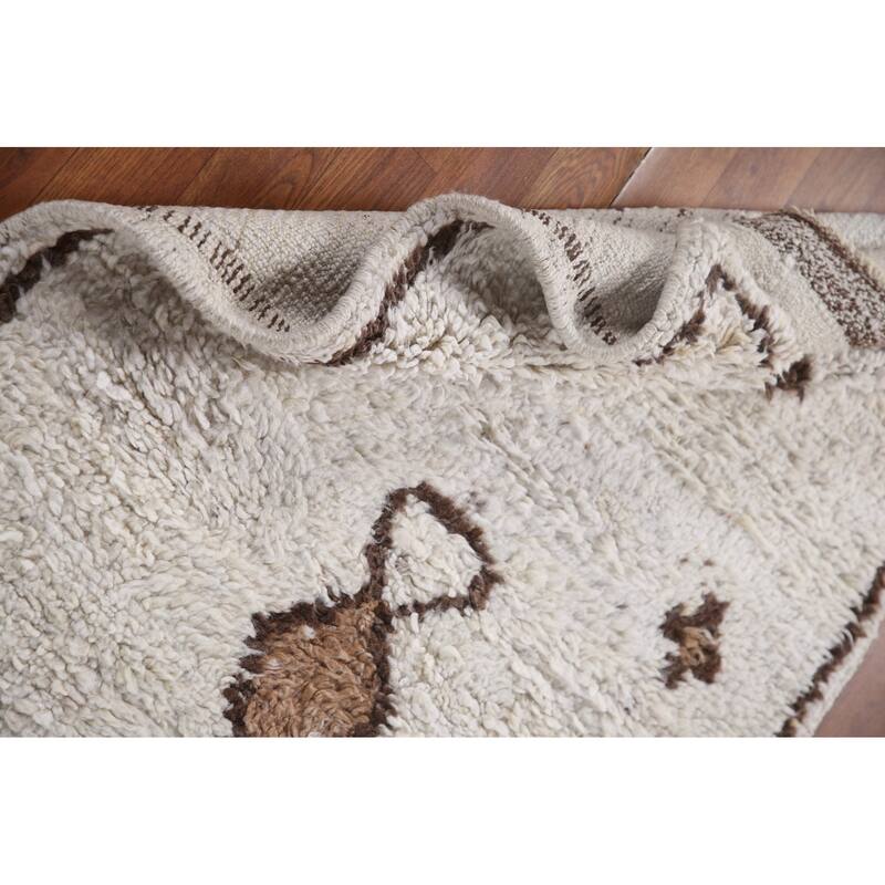 Tribal Anatolian Oriental Runner Rug Hand-knotted Wool Carpet - 3'2"x 10'11"