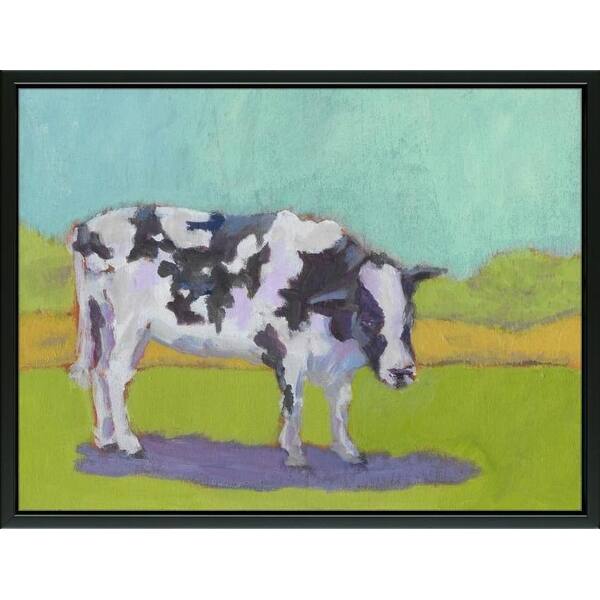 Shop Easy Art Prints Carol Young S Pasture Cow I Premium Canvas