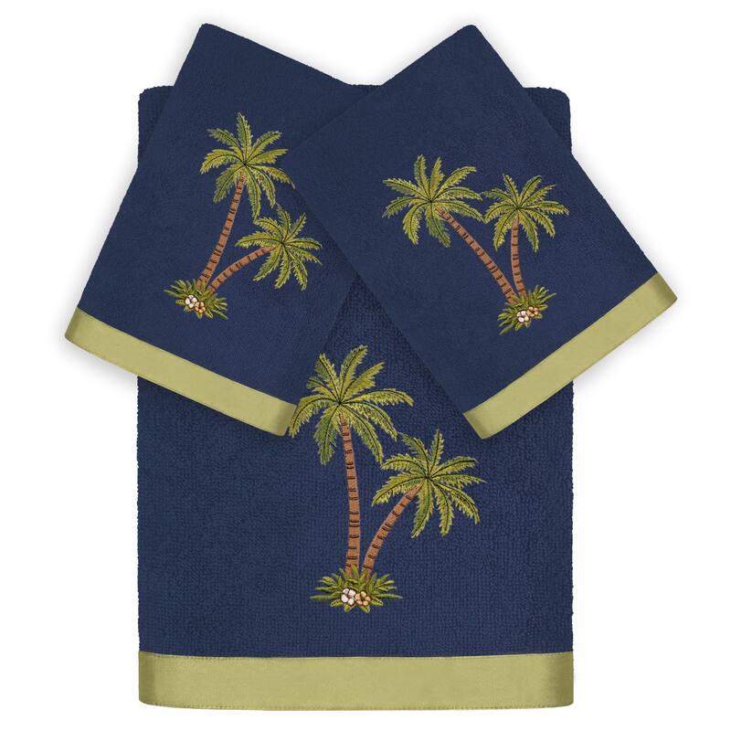 Authentic Hotel and Spa Turkish Cotton Palmera 3 PC Towel Set - 3-Piece
