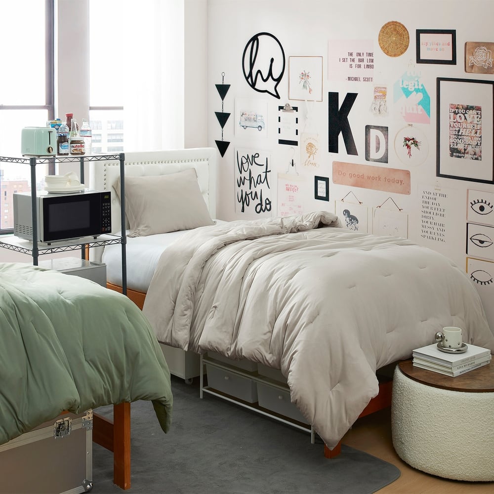 Cool as the Other Side of the Pillow - Coma Inducer® Oversized Comforter Set - Simply Taupe