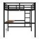 preview thumbnail 24 of 26, Space-Saving Design Loft Bed with Desk, TwinXL/Full Size