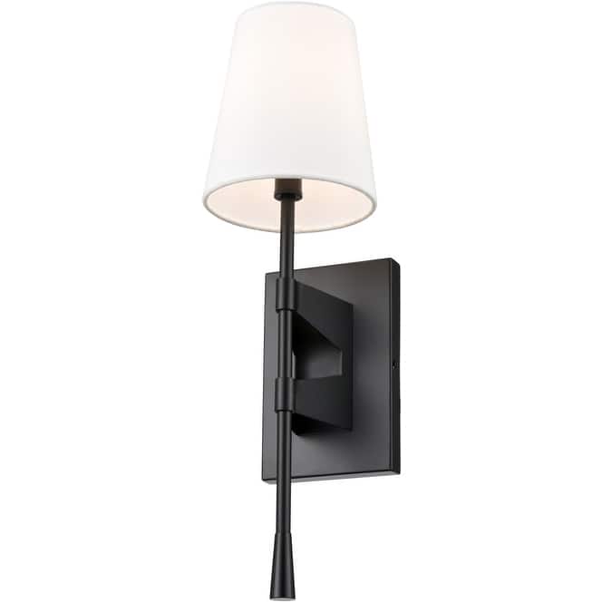 Millennium Lighting 212001 20" Tall Wall Sconce with Linen Shade - ADA