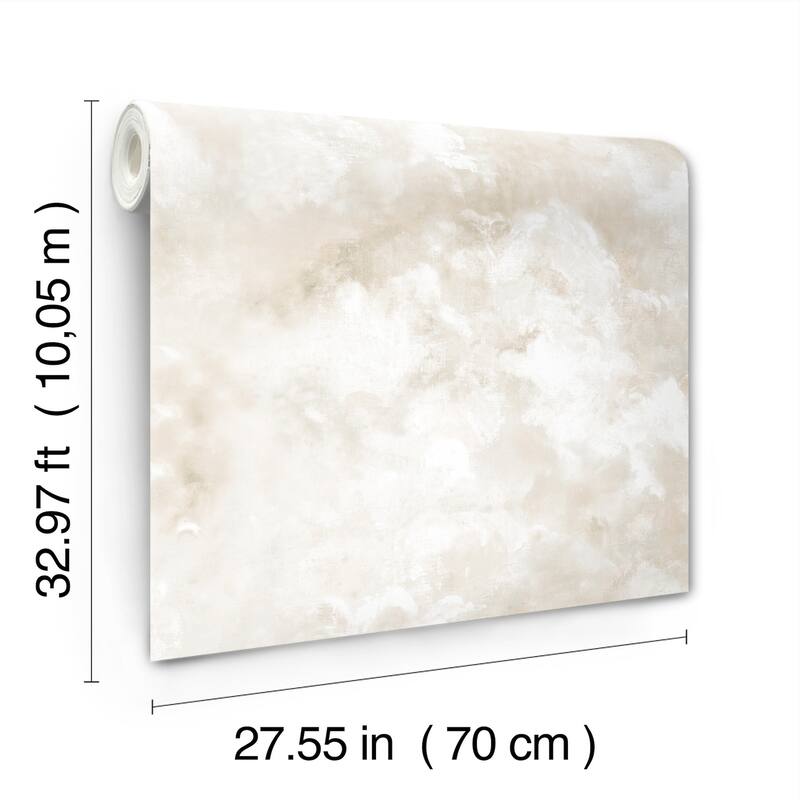 A-Street Prints Aria Neutral Abstract Wallpaper