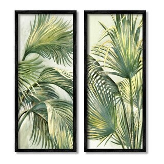 Stupell Swaying Green Palms 2 Piece Framed Giclee Art Set Design by ...