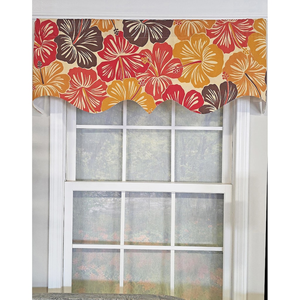 RLF Home Wild Hibiscus Regal Valance