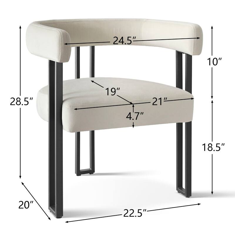 Upholstered Armchair (Set of 4)