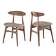 preview thumbnail 49 of 51, Norwegian Danish Tapered Dining Chairs (Set of 2) by iNSPIRE Q Modern