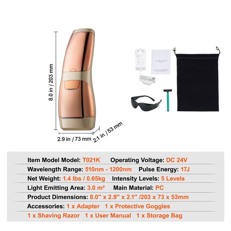 IPL Hair Removal for Legs, Armpits, Bikini Line, Whole Body