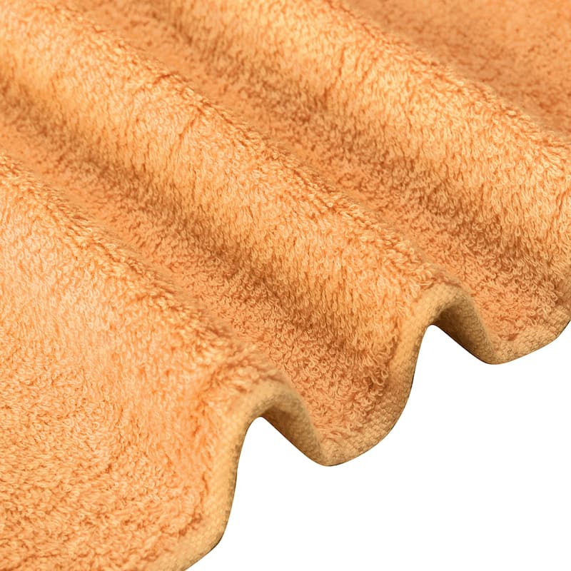 2 Pack Bath Towels, Quick Drying and Highly Absorbent Bath Towels Cotton Thick Towels for Bathroom 28" x 56" - Yellow
