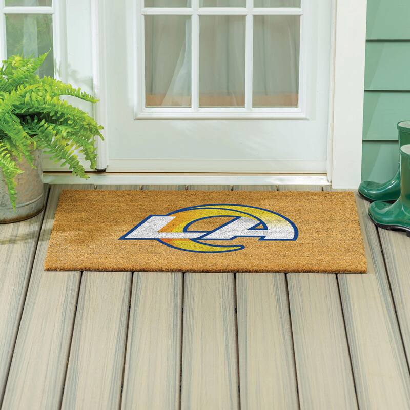 Los Angeles Rams Full Color Indoor/Outdoor Coir Mat - 36" x 24"